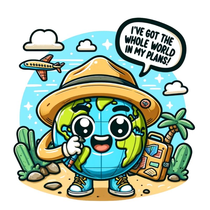 Le monde dans mes plans