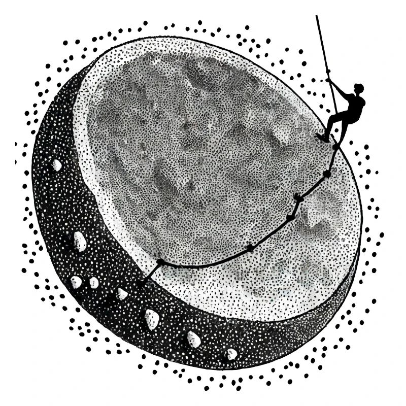 Hand-painted climber