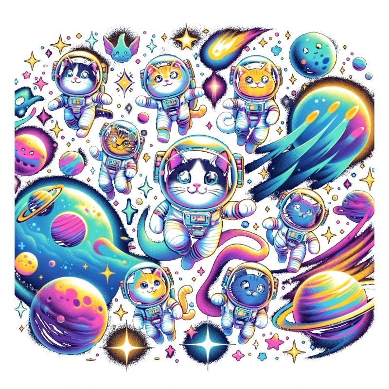 Kosmische Kätzchen-Expedition