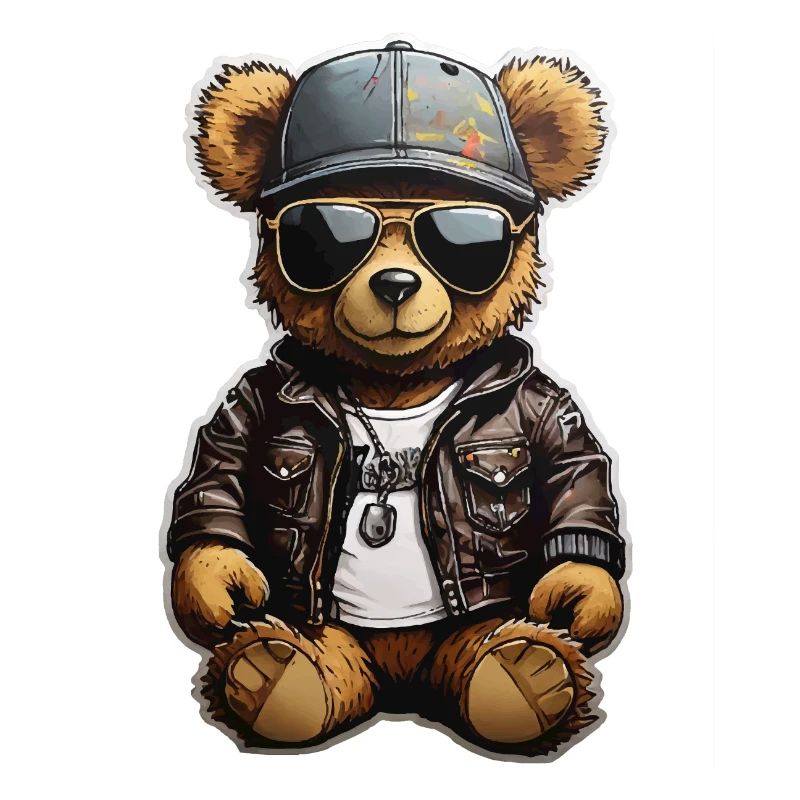 Teddybär Rapper Ganster