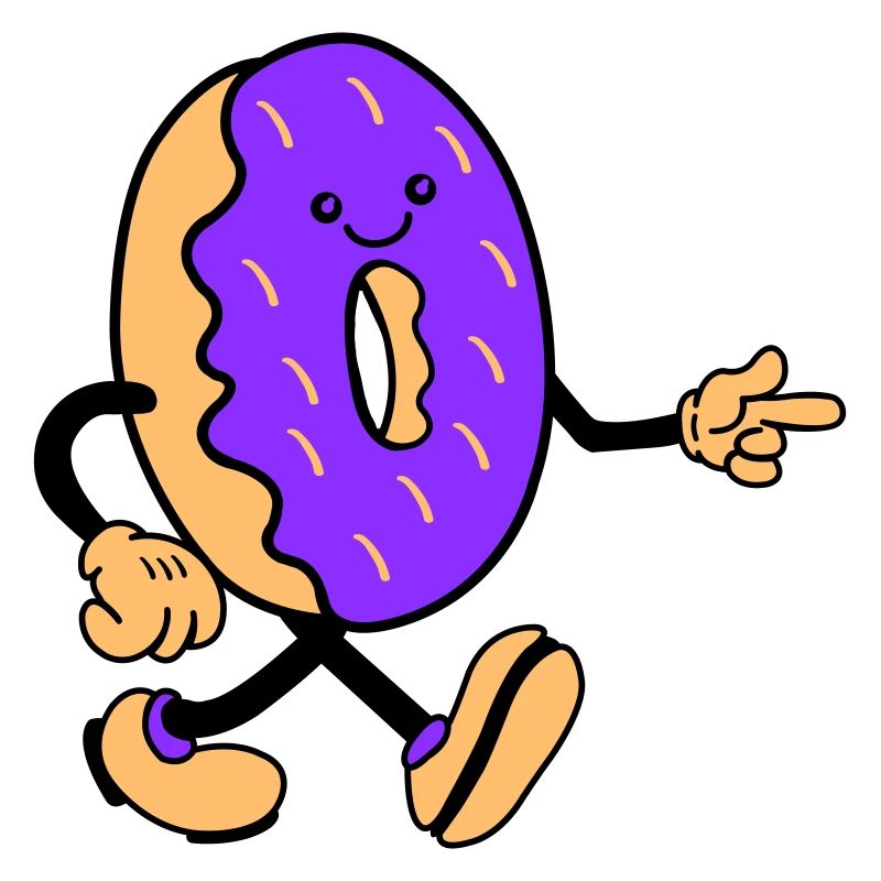 Donut Comic Smile