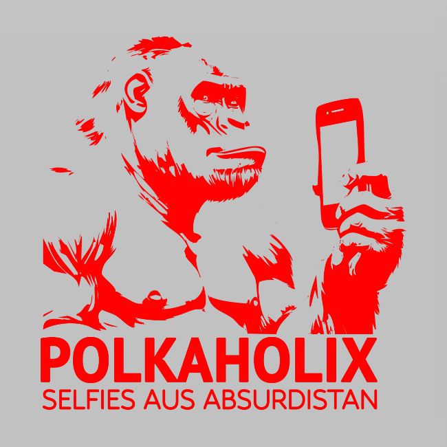 Selfies d’Absurdistan - motif rouge/rouge