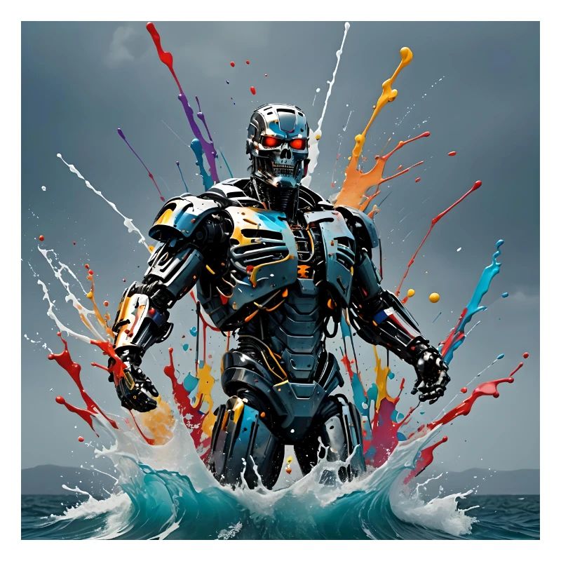 Robot colored