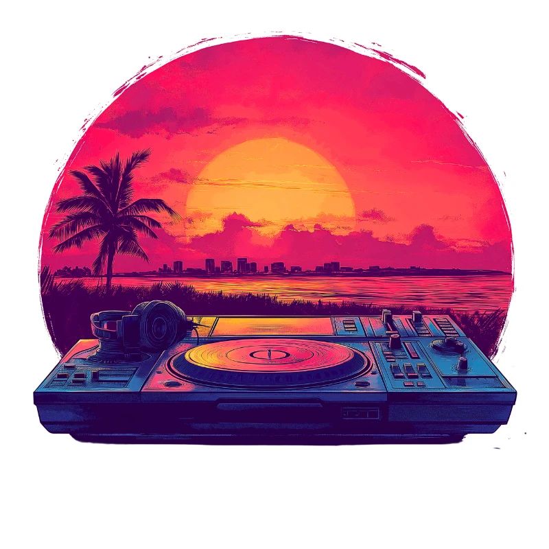 DJ am Strand