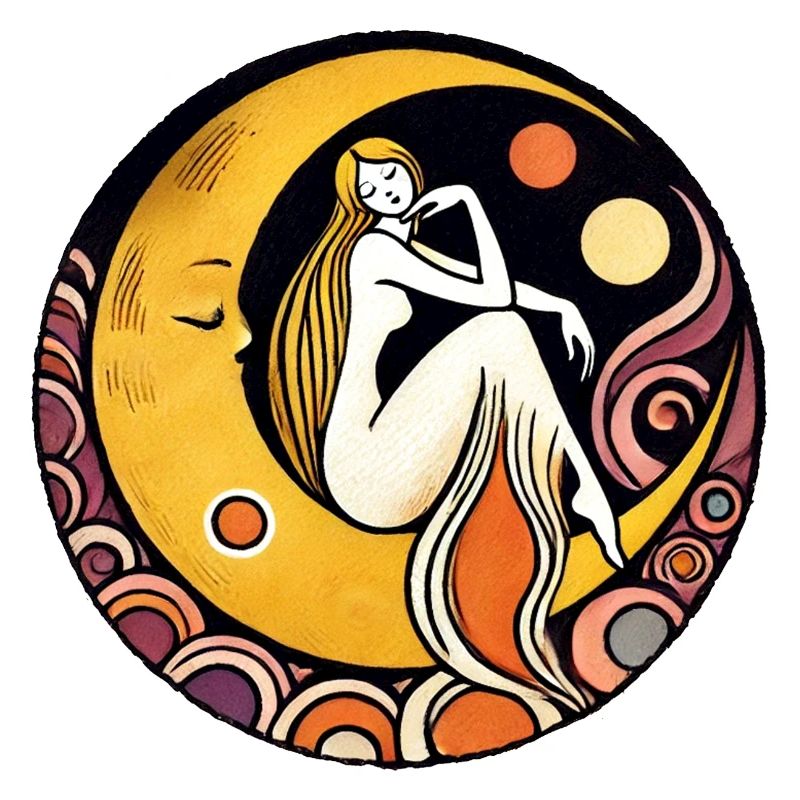 Retro Moon Goddess