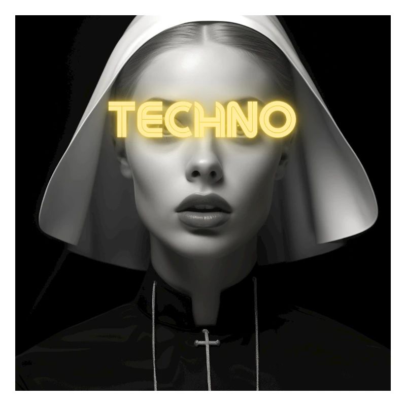 Douce nonne techno - Rave Design
