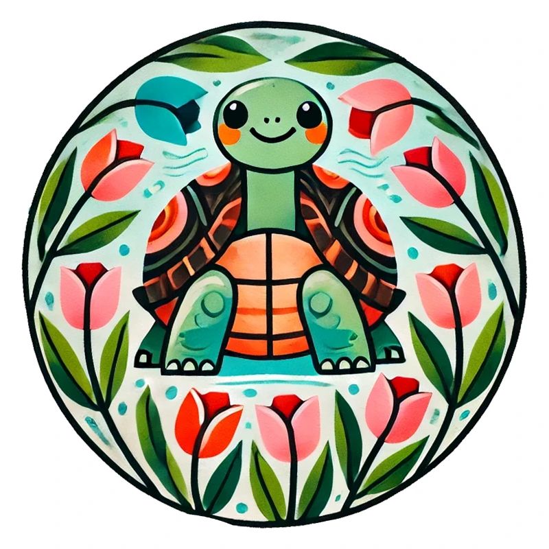 Tulips and Turtle