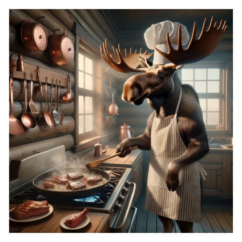 Moose steak
