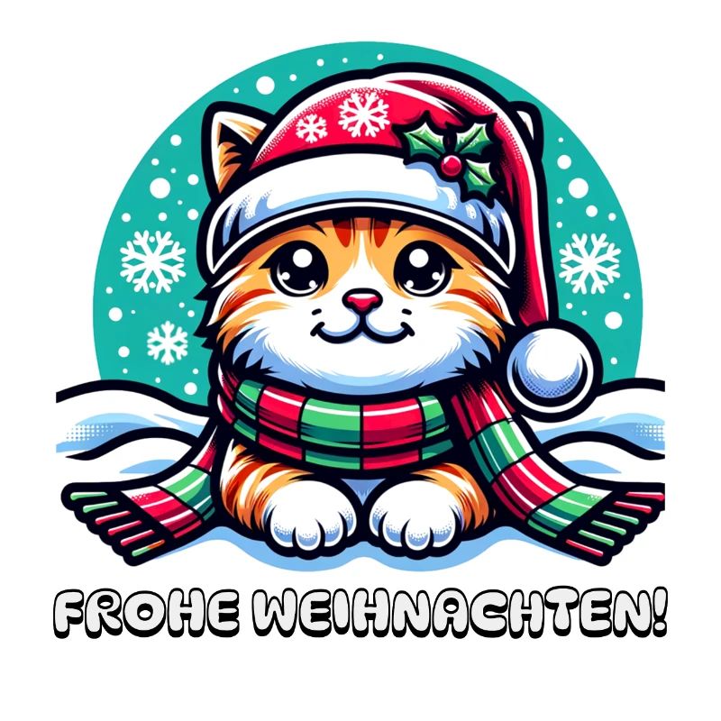 Chat mignon Noël