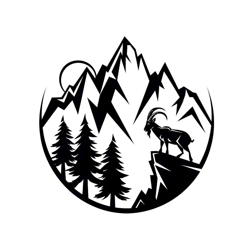 Alpen Berge Steinbock
