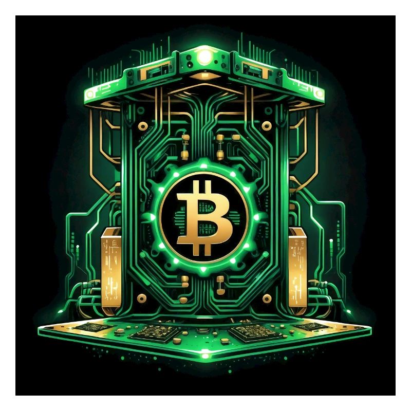 Bitcoin Krypto Crypto to the Moon Geschenk Tresor