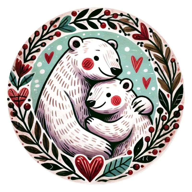 Eisbären zum Valentinstag