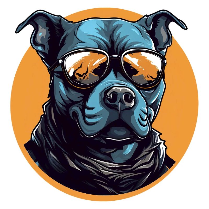 Cooler Bully mit Sonnenbrille
