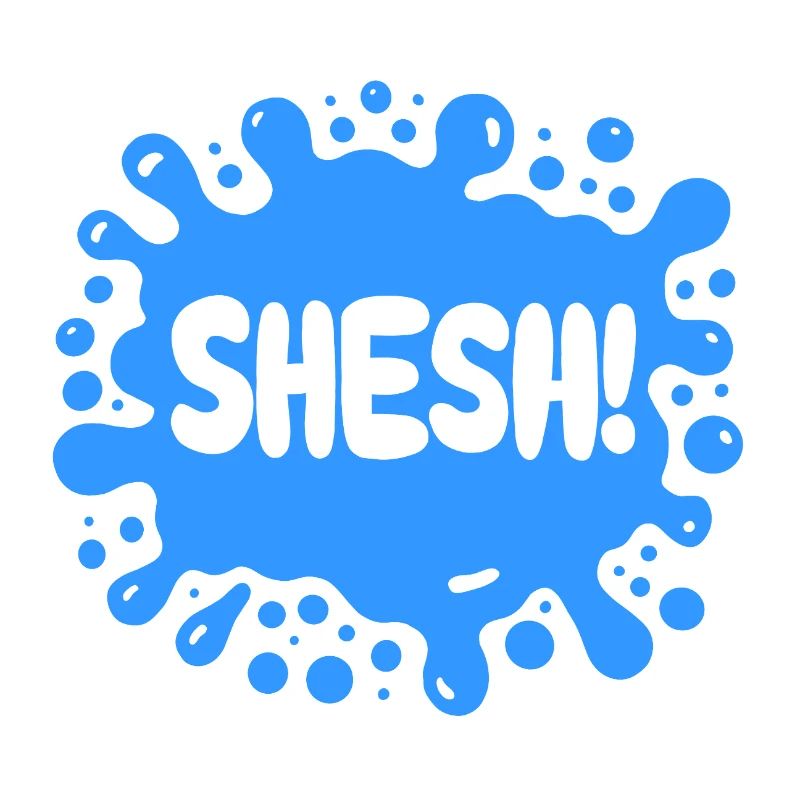 CHUT ! Blue Splat - Gen Alpha Phrase