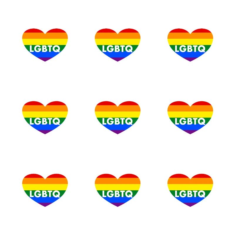 Rainbow Heart LGBTQ Pride