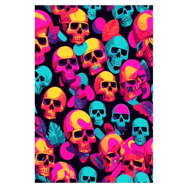 Neon Skulls