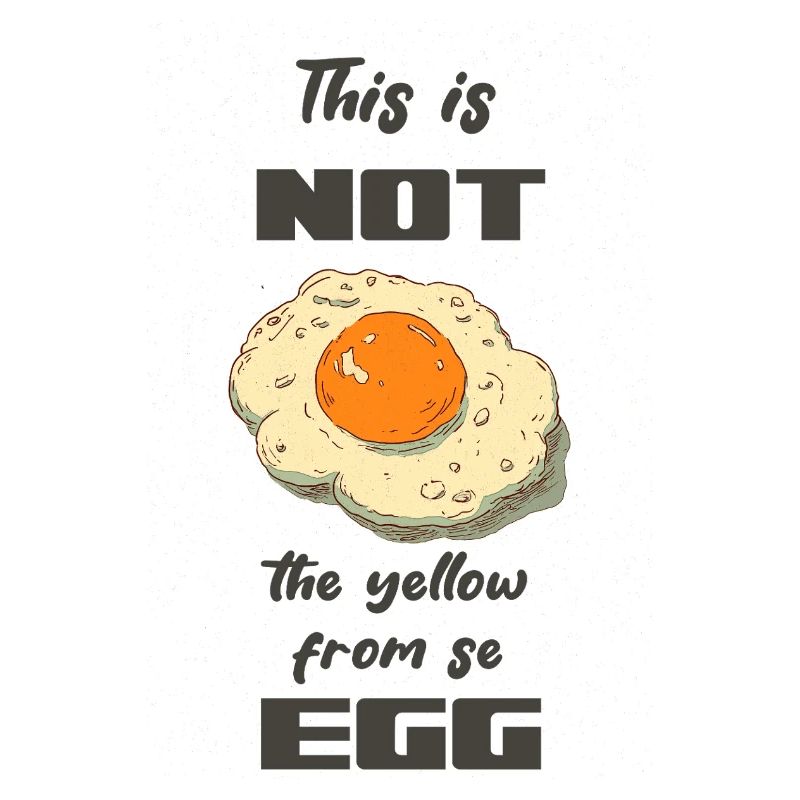 This egg is not the yellow one