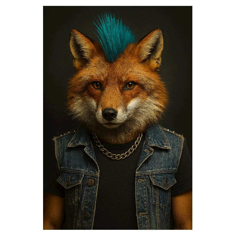 Punkfuchs Denim-Weste