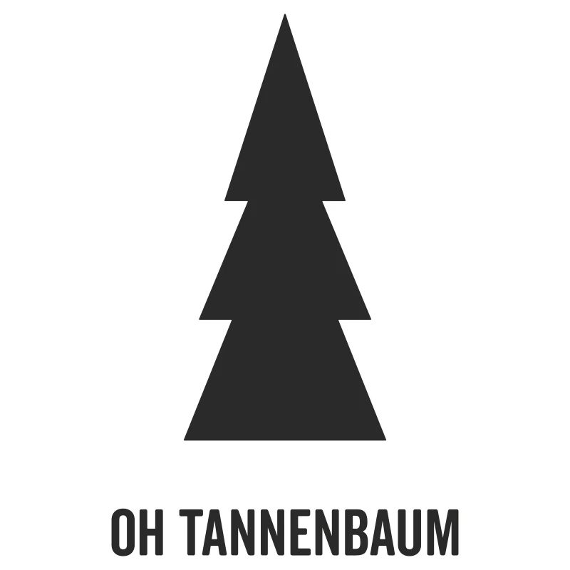 Tannenbaum Silhouette Oh Tannenbaum
