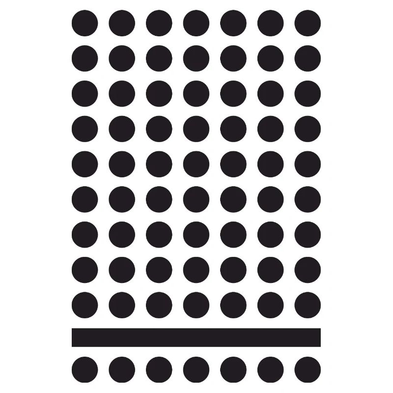 Monochrome Dot Grid Pattern