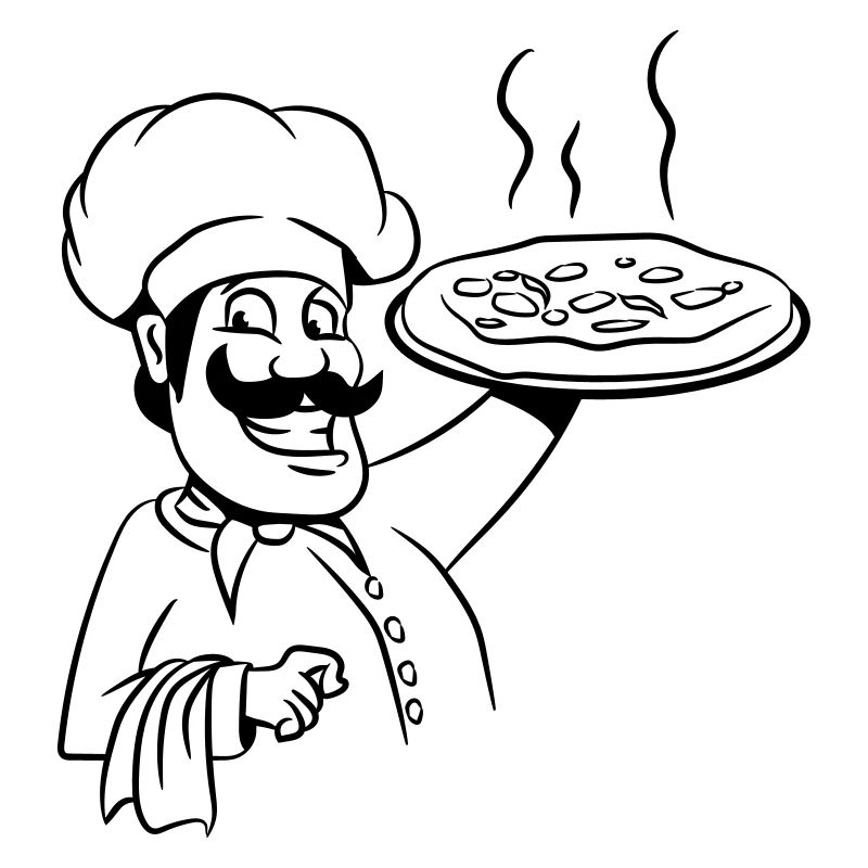 cuire la pizza de cuisson