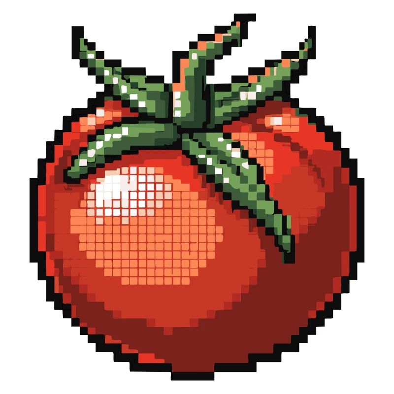 Icône pixel tomate