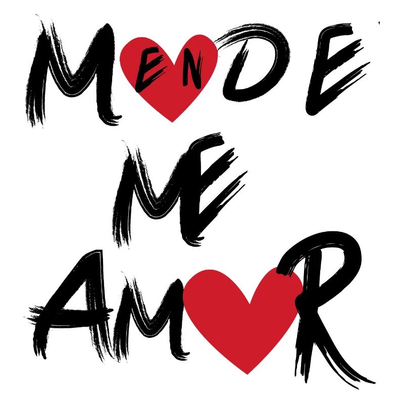 In Me Amor Mode_typographique in der Gestalt eines Herzens