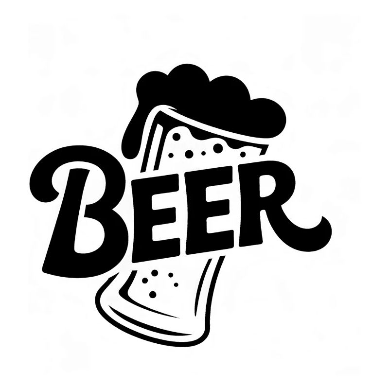 Beer - Funny Beer Logo Tshirt