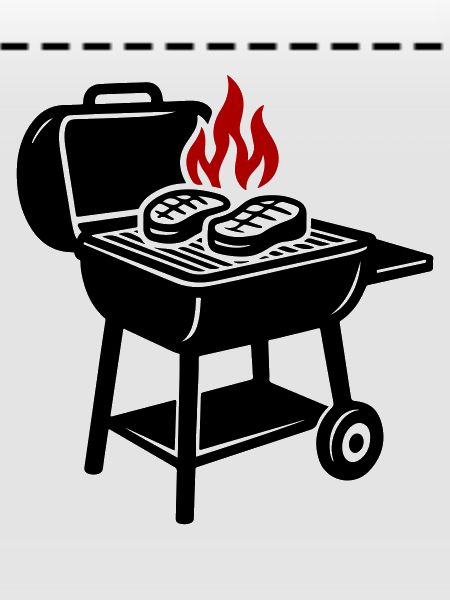 Grillen Steak Flamme