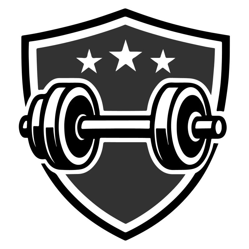 Haltères Poids Gym Logo
