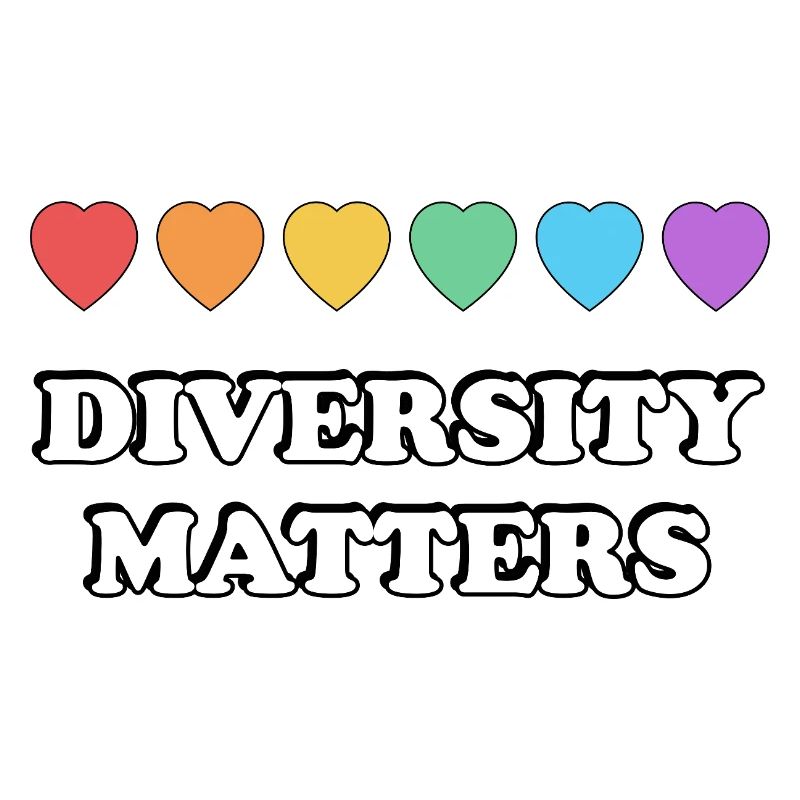 La diversité compte Rainbow Hearts