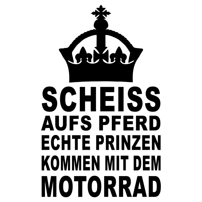 prinz auf dem motorrad