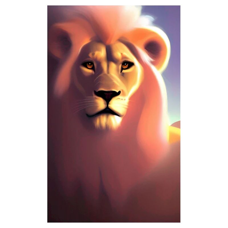 Dessin animé d’une lionne queer