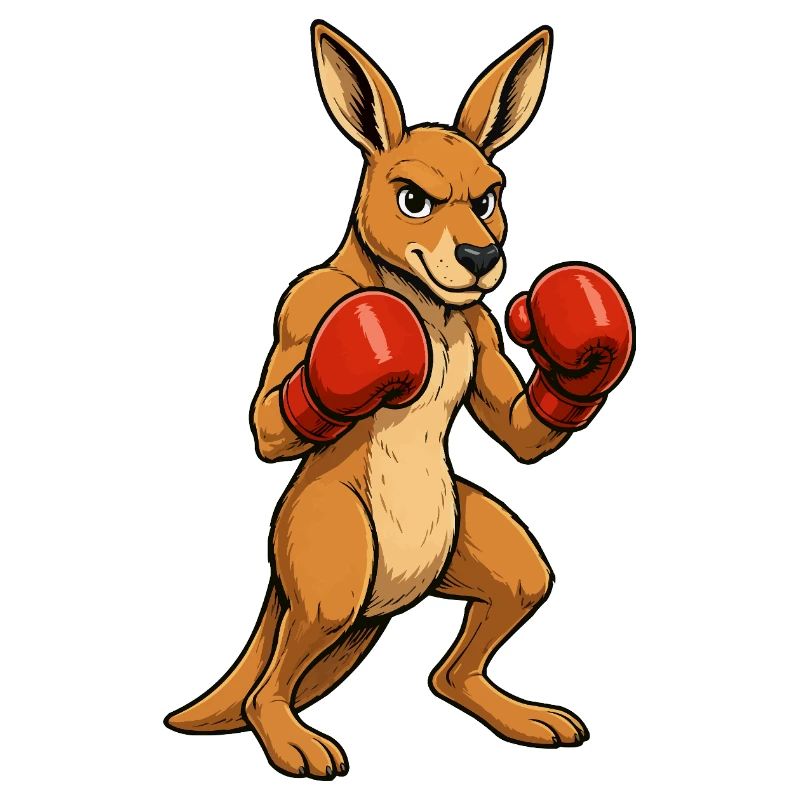 Héros de la boxe kangourou