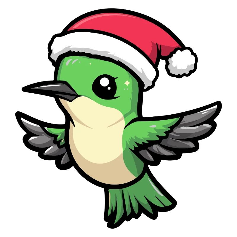 Colibri Oiseau Noël Mignon