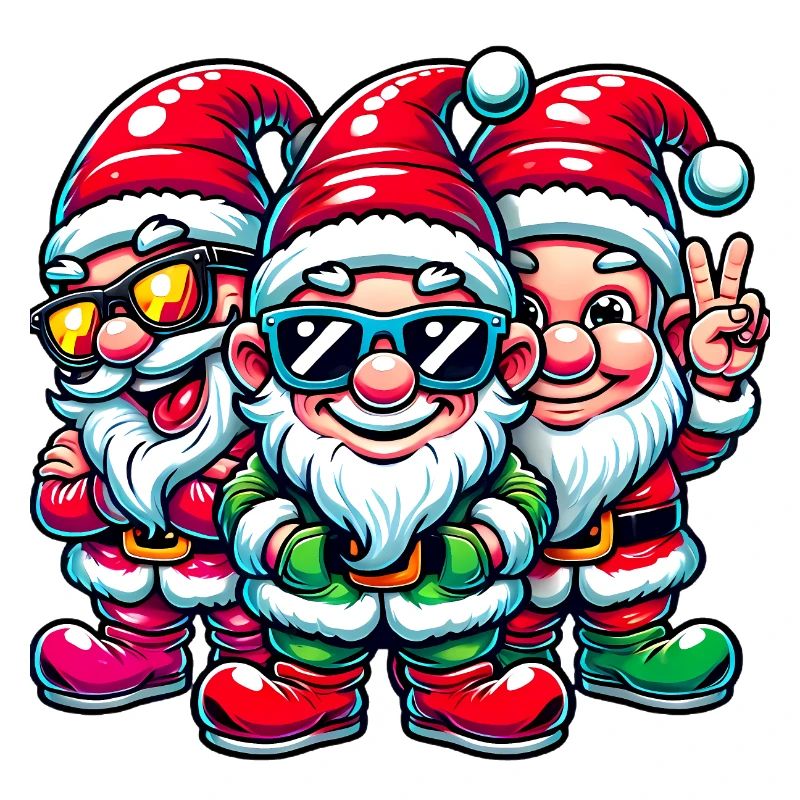 Ill Be Gnome pour la conception de Noël