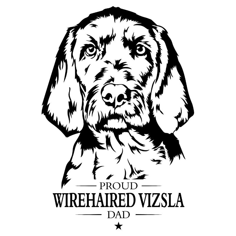 Vizsla à poil dur papa Drahthaar Vizsla wilsigns
