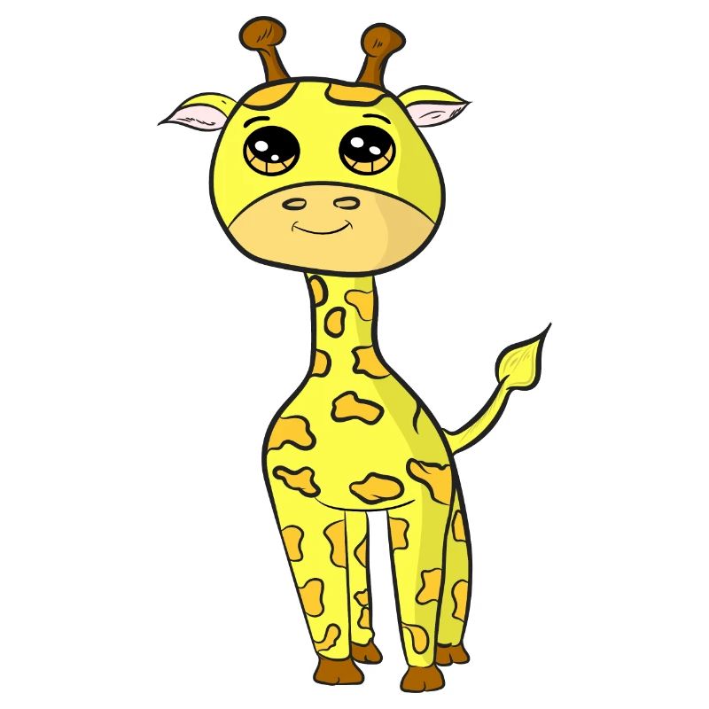 Bébé girafe