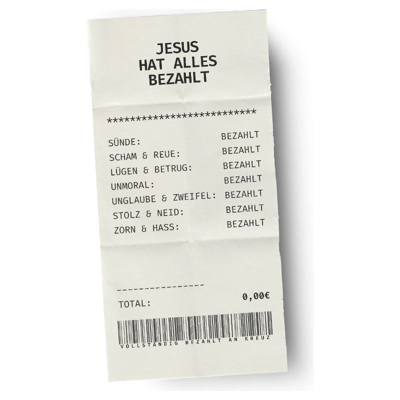 Jesus hat alles bezahlt 