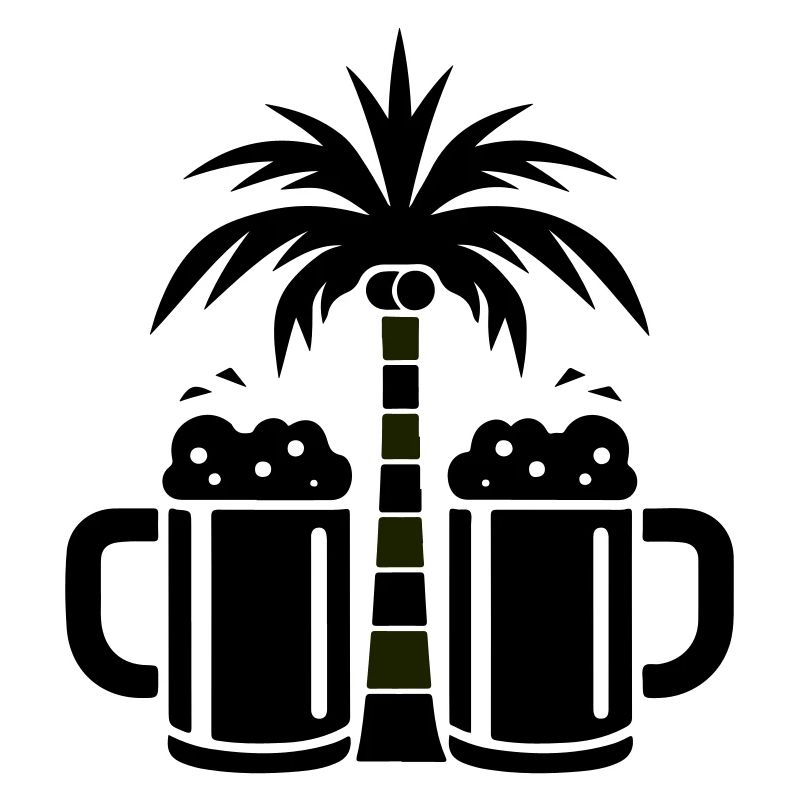 Bier Palmen Strand