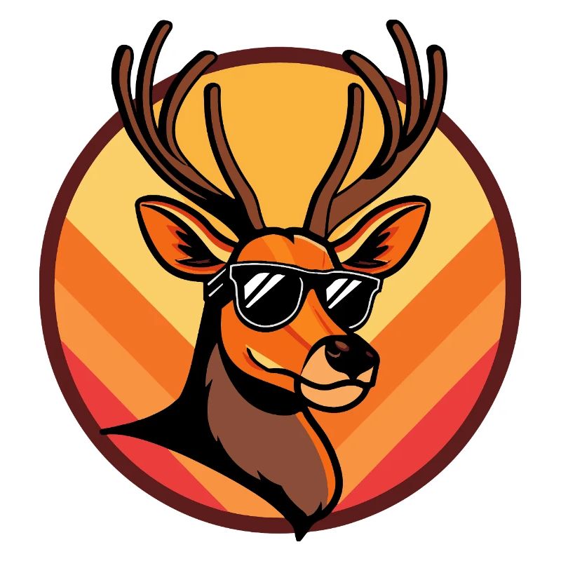 Hirsch Comic Cool Sommer