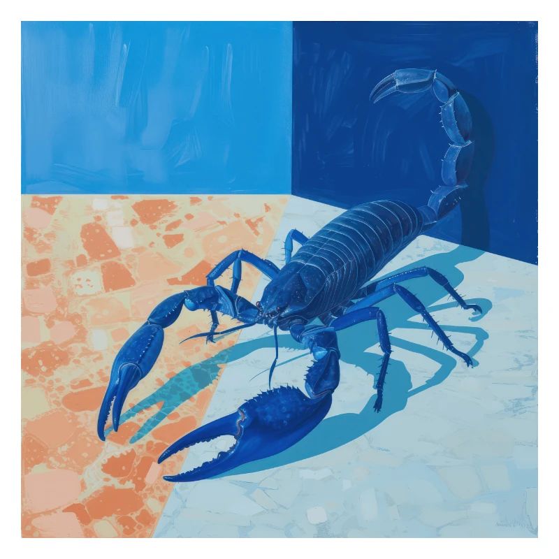 scorpion, bunt, tier, geschenk, geschenkidee