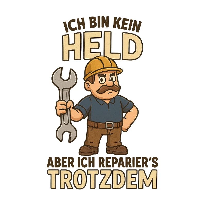 Handwerker mit Humor