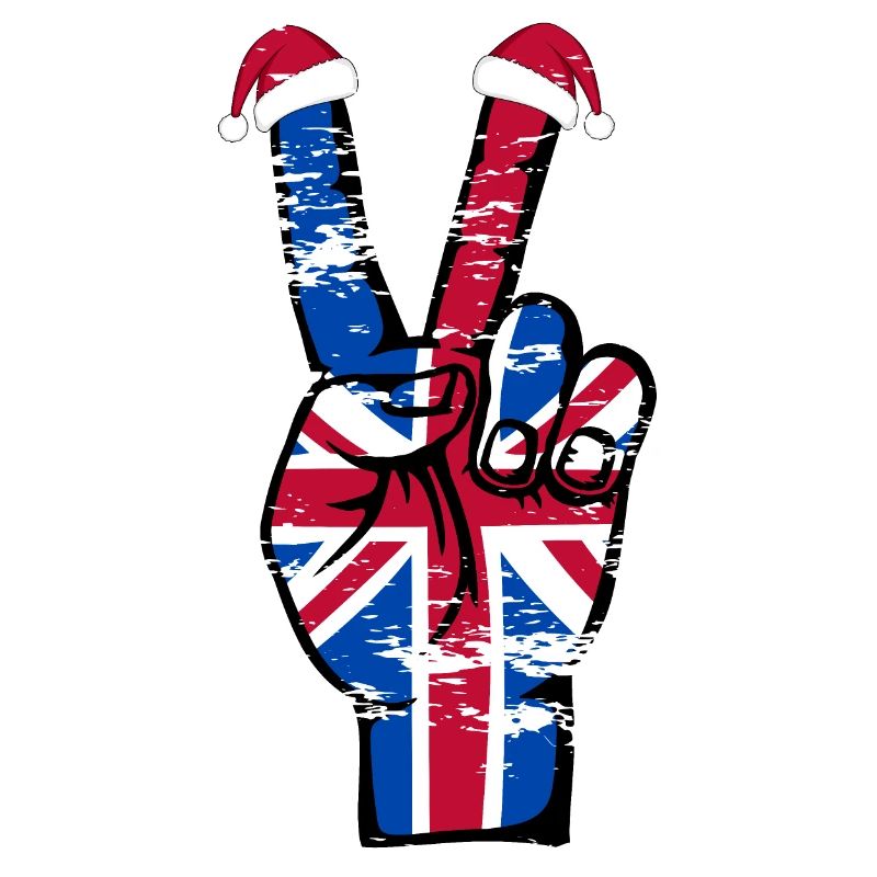 Drapeau britannique Noël symbole de la paix utilisé