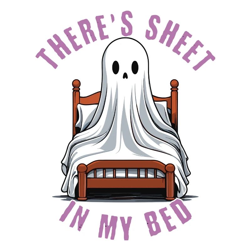 Drôle de dicton d’Halloween : il y a du drap dans mon lit