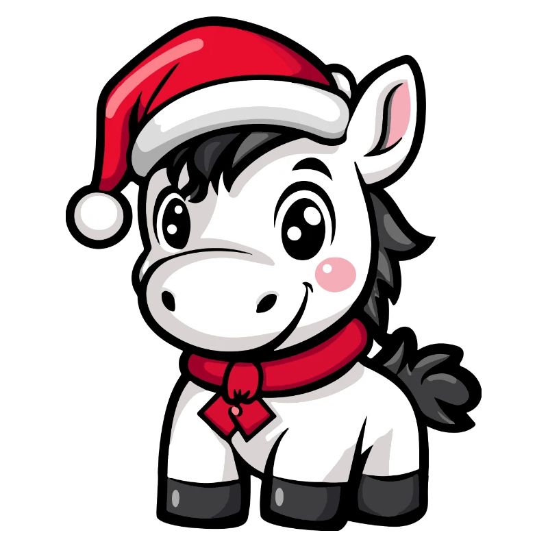 Cheval Noël Mignon