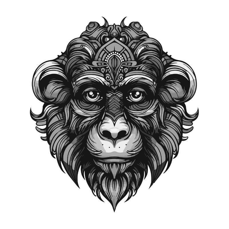 Monkey Portrait
