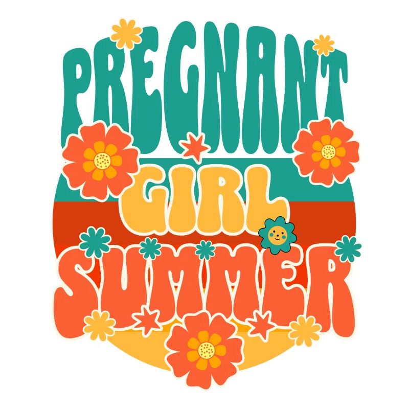 Fille enceinte Été Grossesse Vacances Maternité