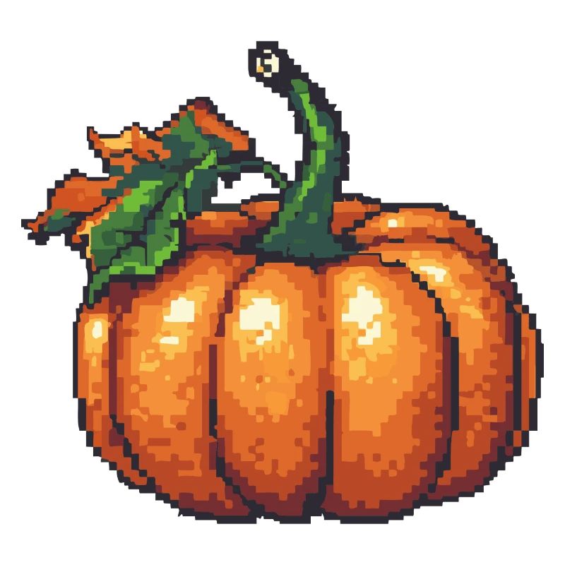 Pumpkin Pixel Icon