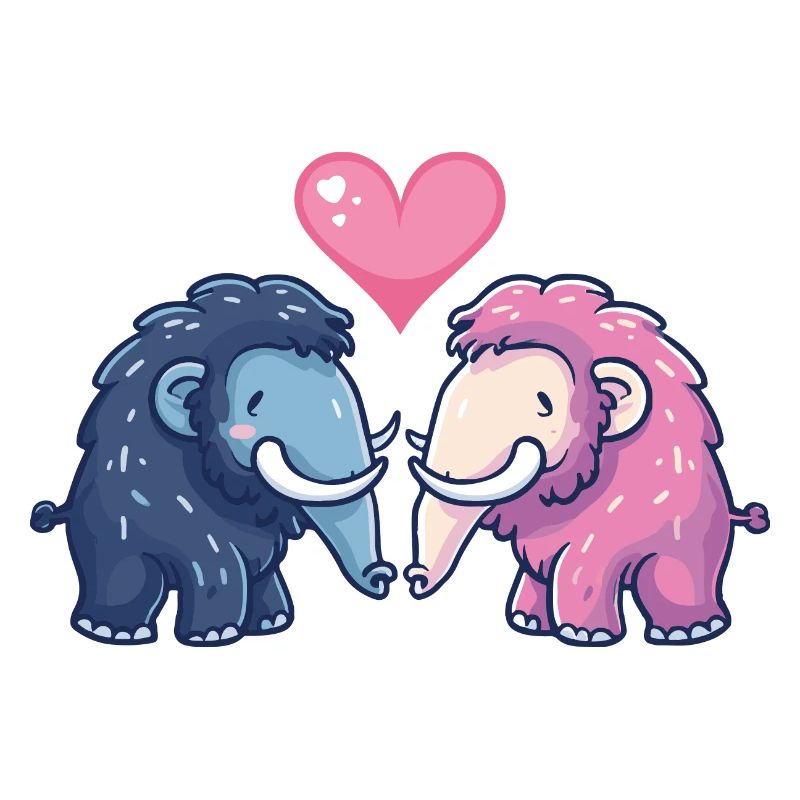 Mammoth Comic Couple Love
